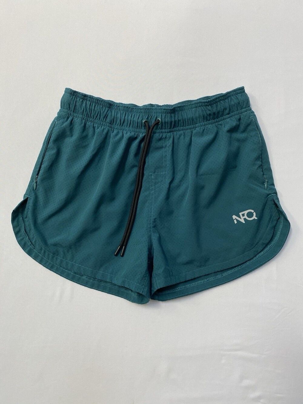 NFQ Womens Training Shorts - Teal Blue - Size Medium